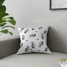 Load image into Gallery viewer, Buffalo Small Hearts Pillow