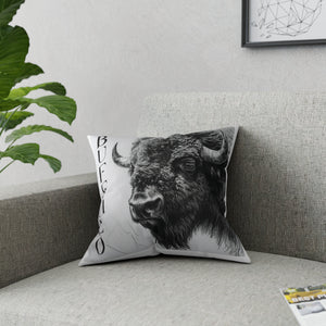 Buffalo Head in Black and White