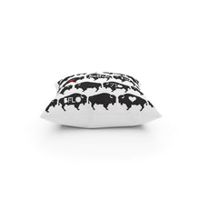 Load image into Gallery viewer, Black and White Buffalo Ny Pillow