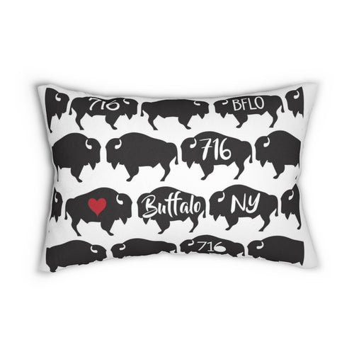 Buffalo Black Pillow